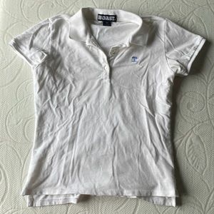 white collared shirt